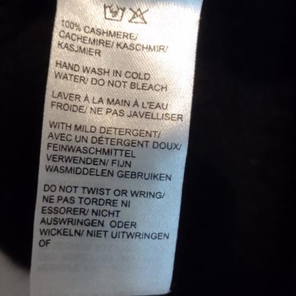 Short Sleeve Cashmere Sweater, Black XL - Picture 3 of 4